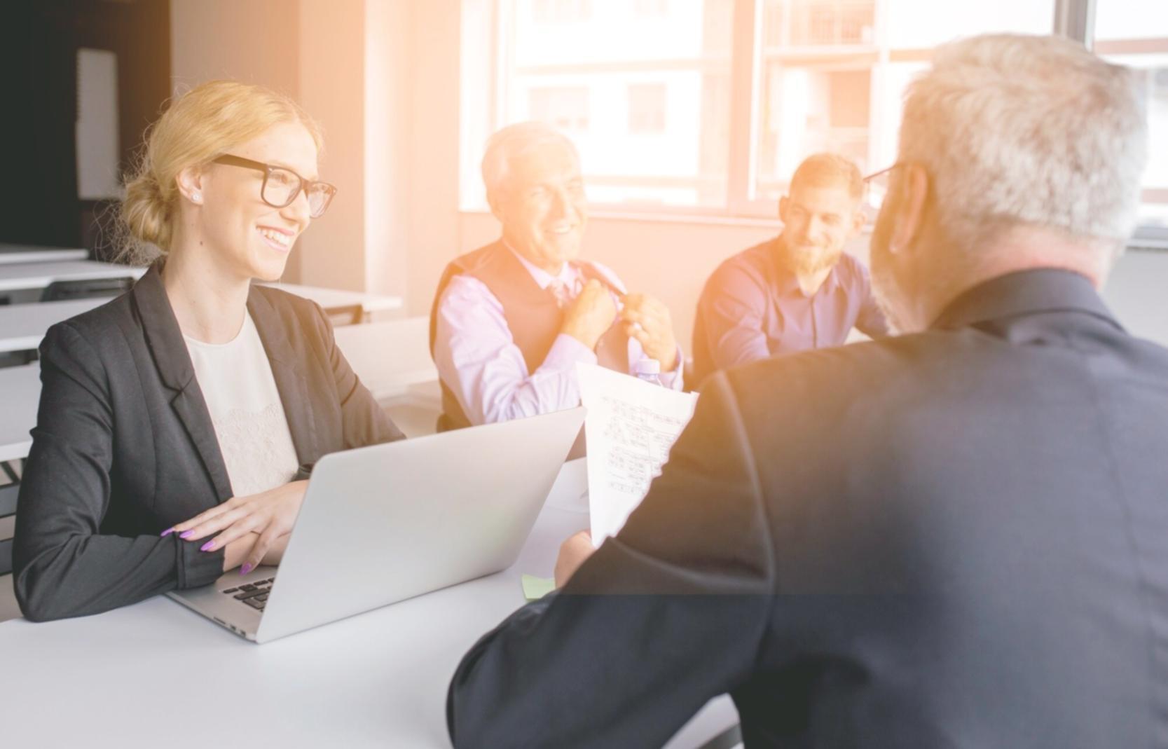 Moderne Arbeitsumgebung für Unternehmer